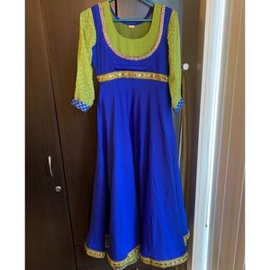 Formal three-piece Pakistani anarkali for Eid!!